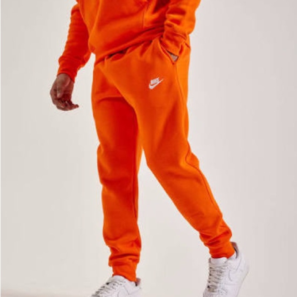Nike Vibrant Orange Joggers